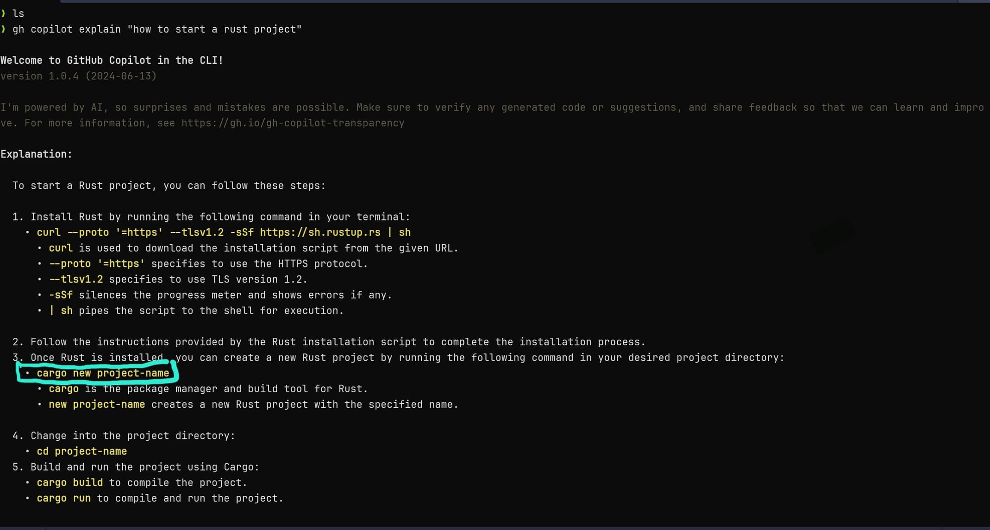 Using Rust to interact with OpenAI API